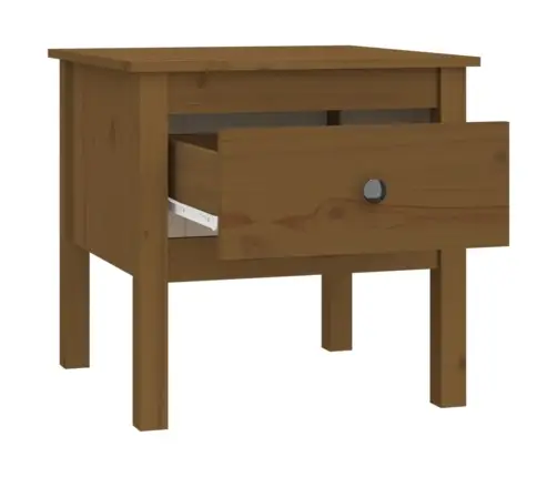 Šoniniai Staliukai, 2Vnt., Medaus Rudi, 50X50X49cm Pušis