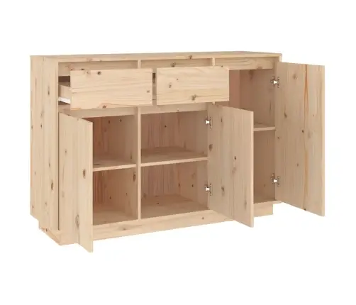 Kumode, 110X34X75 Cm, Priedes Masīvkoks Vidaxl