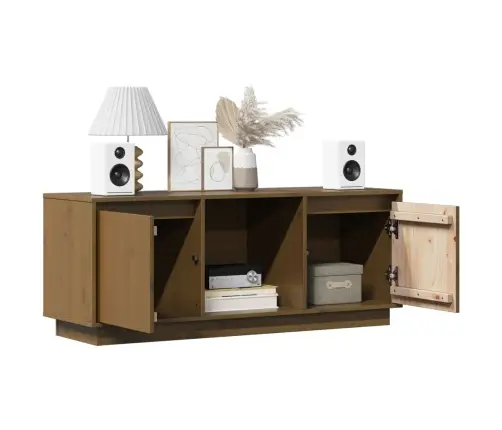 Tv Skapītis, Medus Brūns, 110,5X35X44 Cm, Priedes Masīvkoks Vidaxl Tv Skapītis, Medus Brūns, 110,5X35X44 Cm, Priedes Masīvkoks Vidaxl