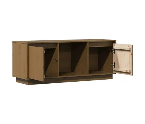 Tv Skapītis, Medus Brūns, 110,5X35X44 Cm, Priedes Masīvkoks Vidaxl Tv Skapītis, Medus Brūns, 110,5X35X44 Cm, Priedes Masīvkoks Vidaxl