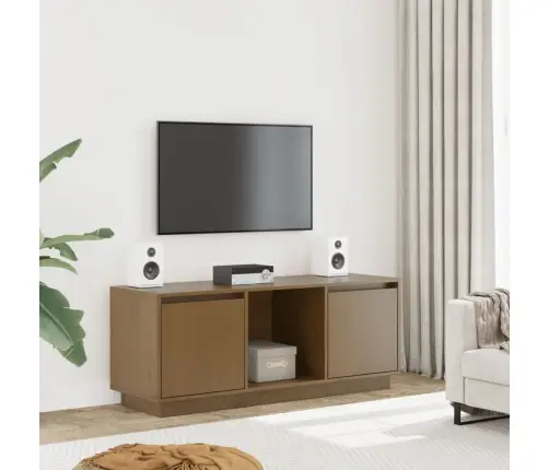 Tv Skapītis, Medus Brūns, 110,5X35X44 Cm, Priedes Masīvkoks Vidaxl Tv Skapītis, Medus Brūns, 110,5X35X44 Cm, Priedes Masīvkoks Vidaxl