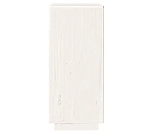 Šoninė Spintelė, Balta, 38X35X80cm Pušies Medienos Masyvas Šoninė Spintelė, Balta, 38X35X80cm Pušies Medienos Masyvas