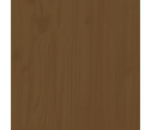 Kumode, Medus Brūna, 110,5X35X80 Cm, Priedes Masīvkoks Vidaxl