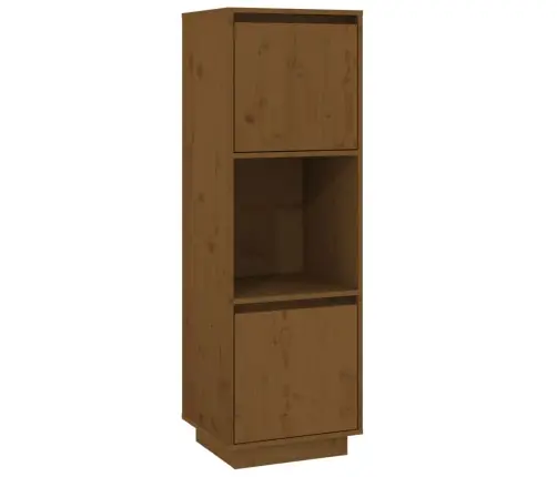 Augstais Skapītis, Medus Brūns, 38X35X117 Cm, Priedes Masīvkoks Vidaxl