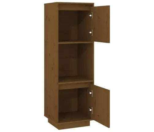 Augstais Skapītis, Medus Brūns, 38X35X117 Cm, Priedes Masīvkoks Vidaxl