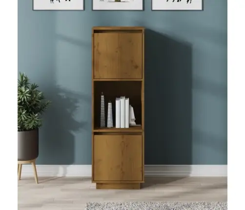 Augstais Skapītis, Medus Brūns, 38X35X117 Cm, Priedes Masīvkoks Vidaxl