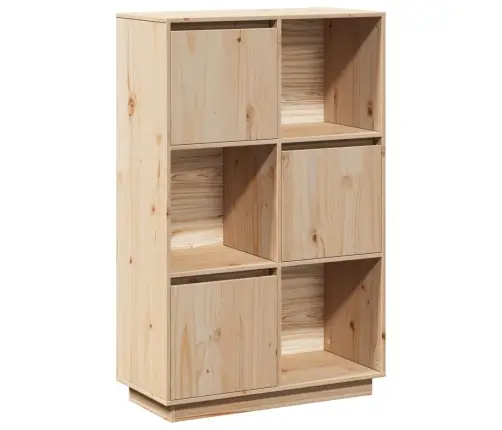 Augstais Skapītis, 74X35X117 Cm, Priedes Masīvkoks Vidaxl