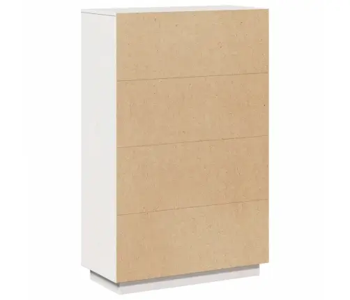 Augstais Skapītis, Balts, 74X35X117 Cm, Priedes Masīvkoks Vidaxl