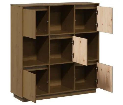 Komoda, Medaus Ruda, 110,5X35X117cm Pušies Medienos Masyvas Komoda, Medaus Ruda, 110,5X35X117cm Pušies Medienos Masyvas