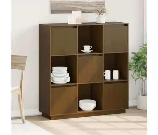 Komoda, Medaus Ruda, 110,5X35X117cm Pušies Medienos Masyvas Komoda, Medaus Ruda, 110,5X35X117cm Pušies Medienos Masyvas