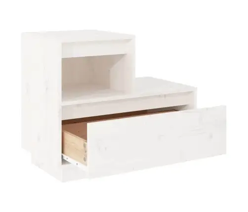 Öökapp, Valge, 60 X 34 X 51 cm Männipuit