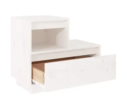 Naktsskapīši, 2 Gab., Balti, 60X34X51 Cm, Priedes Masīvkoks Vidaxl Naktsskapīši, 2 Gab., Balti, 60X34X51 Cm, Priedes Masīvkoks Vidaxl