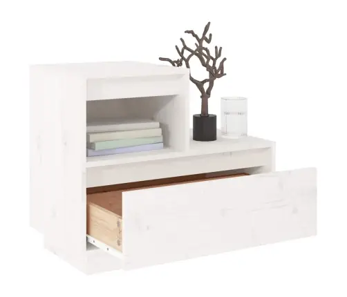 Naktsskapīši, 2 Gab., Balti, 60X34X51 Cm, Priedes Masīvkoks Vidaxl Naktsskapīši, 2 Gab., Balti, 60X34X51 Cm, Priedes Masīvkoks Vidaxl