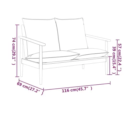 3-Daļīgs Dīvāna Komplekts, Dabīga Āda, Akācijas Koks, Brūns Vidaxl