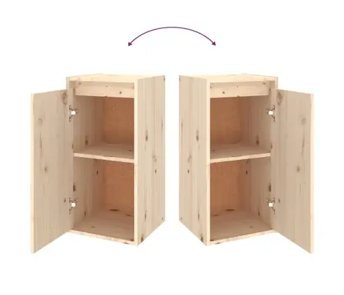 Tv Skapīši, 2 Gab., Priedes Masīvkoks Vidaxl