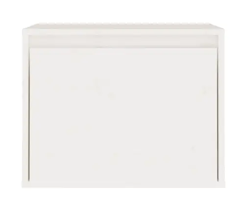 Tv Skapīši, 3 Gab., Balti, Priedes Masīvkoks Vidaxl