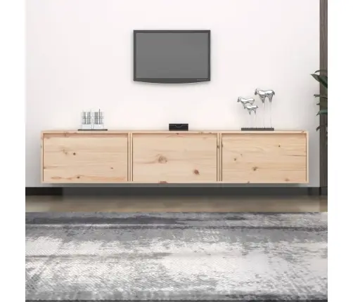 Tv Skapīši, 3 Gab., Priedes Masīvkoks Vidaxl