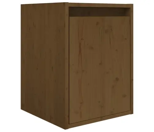 Naktsskapīši, 3 Gab., Medus Brūni, Priedes Masīvkoks Vidaxl