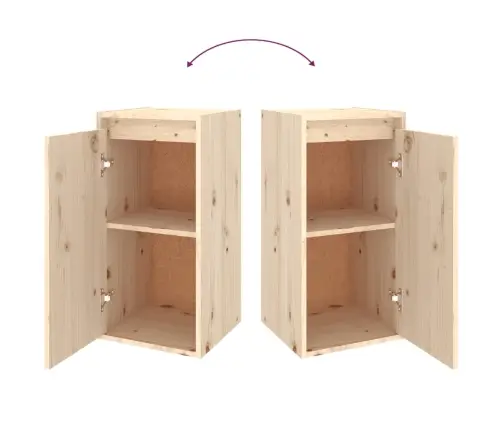 Tv Skapīši, 4 Gab., Priedes Masīvkoks Vidaxl