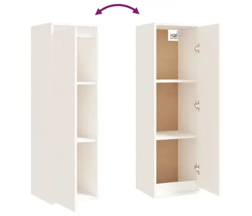 Telerikapid 4 Tk, Valge, Männipuit