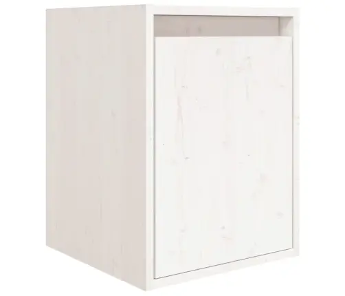 Tv Skapīši, 6 Gab., Balti, Priedes Masīvkoks Vidaxl