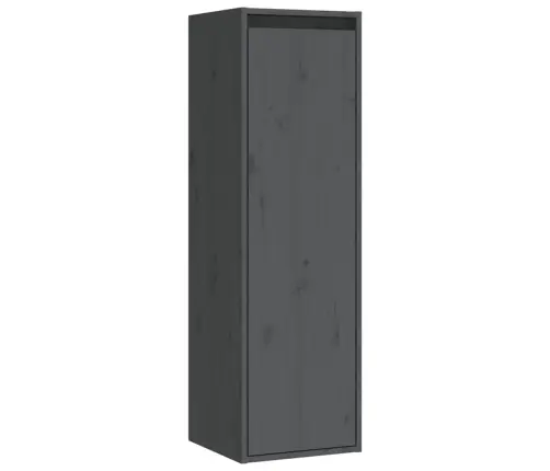 Tv Skapīši, 4 Gab., Pelēki, Priedes Masīvkoks Vidaxl