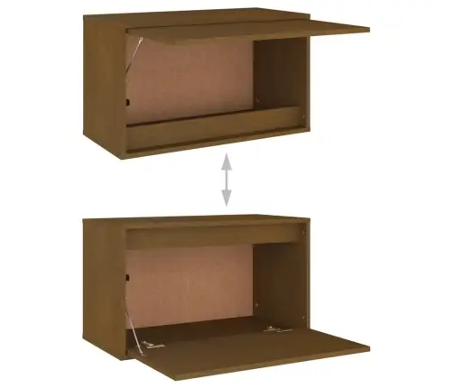 Televizoriaus Spintelės, 5Vnt., Medaus Rudos, Pušies Masyvas