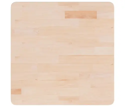 Stalviršis, 60X60X4cm Neapdorotas Ąžuolo Medienos Masyvas