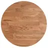 Ümmargune Lauaplaat, Helepruun, Ø30X1,5 cm Töödeldud Tammepuit