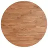 Ümmargune Lauaplaat, Helepruun, Ø40X1,5 cm Töödeldud Tammepuit