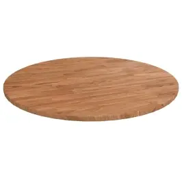 Ümmargune Lauaplaat, Helepruun, Ø60X1,5 cm Töödeldud Tammepuit