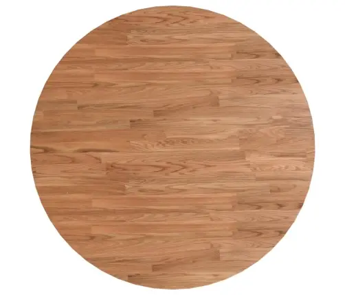 Apaļa Galda Virsma, Gaiši Brūna, Ø70X1,5 Cm, Ozola Masīvkoks Vidaxl