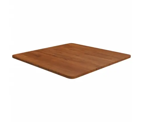 Kvadrātveida Galda Virsma, Brūna, 60X60X1,5 Cm, Ozola Masīvkoks Vidaxl