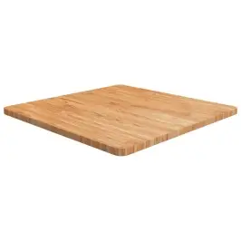 Kvadrātveida Galda Virsma, Brūna, 70X70X2,5 Cm, Ozola Masīvkoks Vidaxl