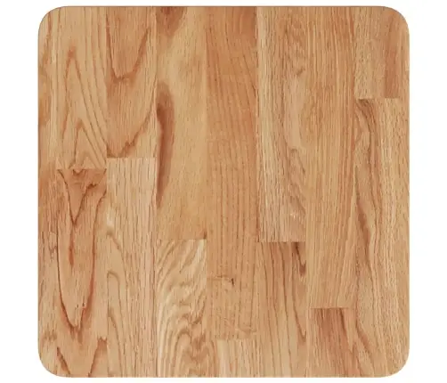 Kvadrātveida Galda Virsma, Brūna, 40X40X4 Cm, Ozola Masīvkoks Vidaxl