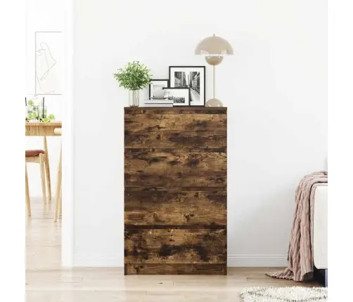 Kumode, Ozolkoka Krāsā, 60X35X98,5 Cm, Inženierijas Koks Vidaxl