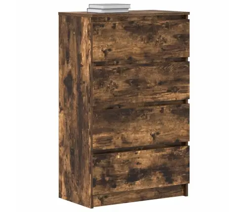 Kumode, Ozolkoka Krāsā, 60X35X98,5 Cm, Inženierijas Koks Vidaxl