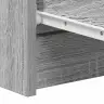 Kumode, Pelēcīga Ozola Krāsā, 60X35X98,5 Cm, Inženierijas Koks Vidaxl
