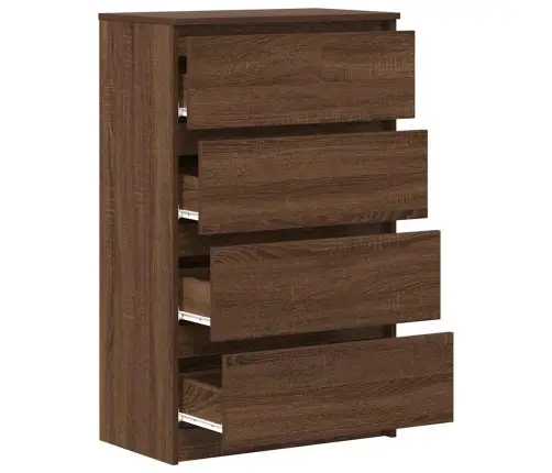 Šoninė Spintelė, Rudos Ąžuolo Spalvos, 60X35X98,5 cm Mediena