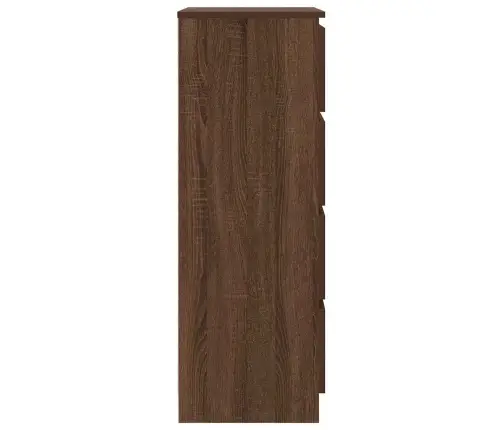 Šoninė Spintelė, Rudos Ąžuolo Spalvos, 60X35X98,5 cm Mediena