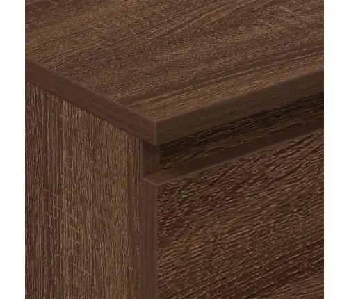 Šoninė Spintelė, Rudos Ąžuolo Spalvos, 60X35X98,5 cm Mediena