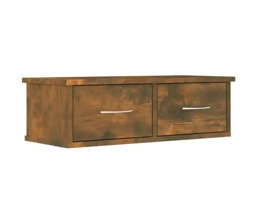 Raamatukapp, Suitsutatud Tamm, 60 X 26 X 18,5 cm Tehispuit