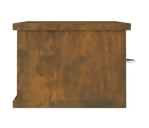 Raamatukapp, Suitsutatud Tamm, 60 X 26 X 18,5 cm Tehispuit