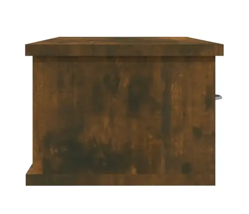 Raamatukapp, Suitsutatud Tamm, 88 X 26 X 18,5 cm Tehispuit