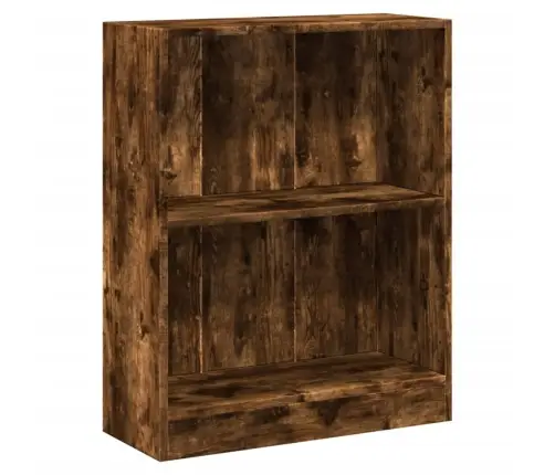 Raamaturiiul, Suitsutatud Tamm, 60 X 24 X 76 cm Tehispuit