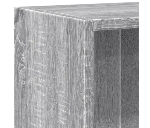 Lentyna Knygoms, Pilkos Ąžuolo Spalvos, 60X24X76 cm Mediena