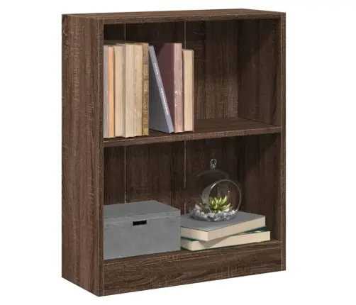 Grāmatplaukts, Ozolkoka Krāsā, 60X24X76 Cm, Inženierijas Koks Vidaxl