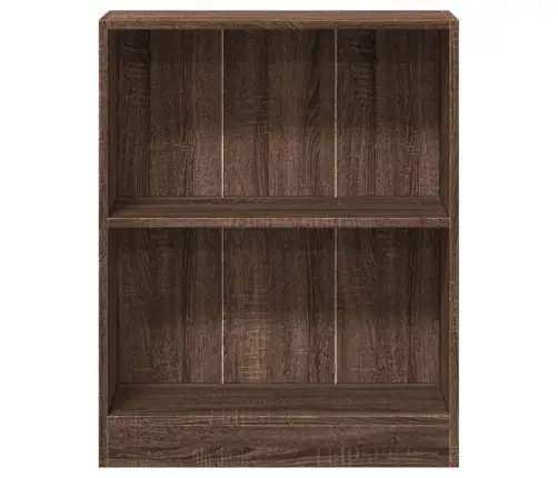 Grāmatplaukts, Ozolkoka Krāsā, 60X24X76 Cm, Inženierijas Koks Vidaxl