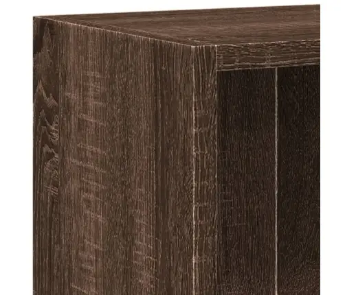 Grāmatplaukts, Ozolkoka Krāsā, 60X24X76 Cm, Inženierijas Koks Vidaxl