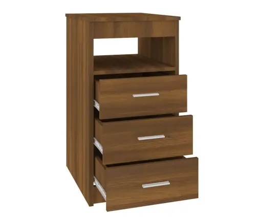 Kummut, Pruun Tamm, 40 X 50 X 76 cm Tehispuit